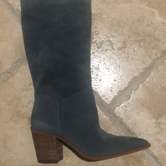 Sam Edelman 7.5 Suede Grey Boots! Worn Once🌹 - Picture 6 of 7